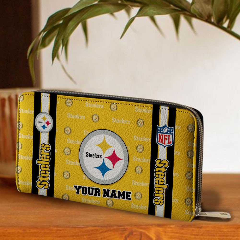 Sportswearmerch Pittsburgh Steelers NFL Personalized Clutch Pure For Fan
