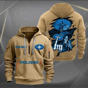 Sportswearmerch Polaris Motorcycle Personalized Half Zip Hoodie For Fan