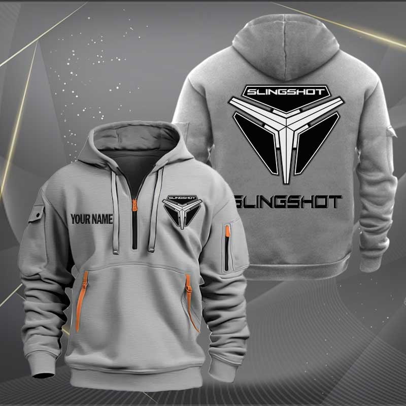 Sportswearmerch Polaris Motorcycle Slingshot Motorcycle Half Zip Hoodie For Fan