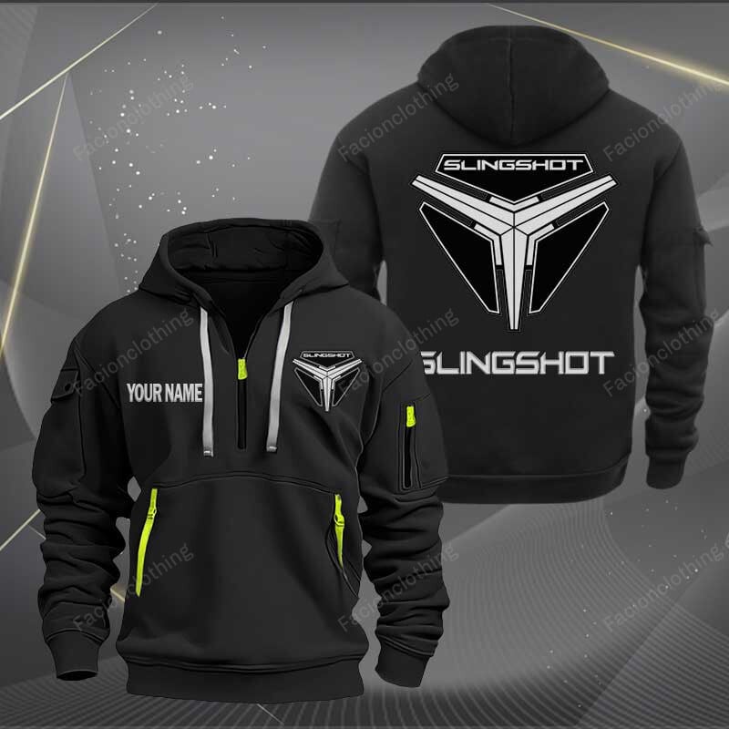 Sportswearmerch Polaris Motorcycle Slingshot Motorcycle Half Zip Hoodie For Fan