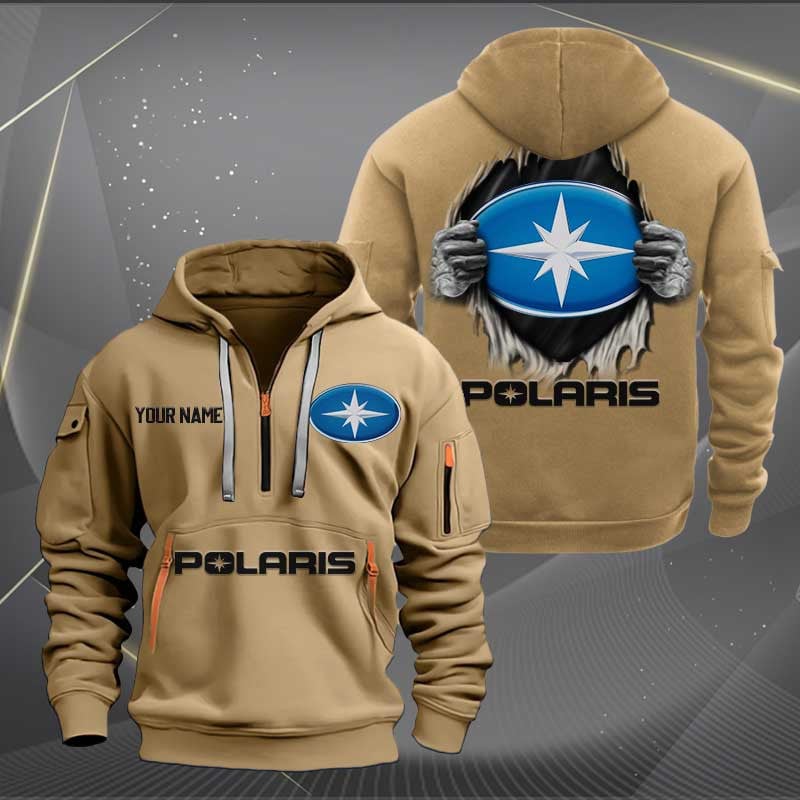 Sportswearmerch Polaris Motorcycles Personalized Half Zip Hoodie For Fan