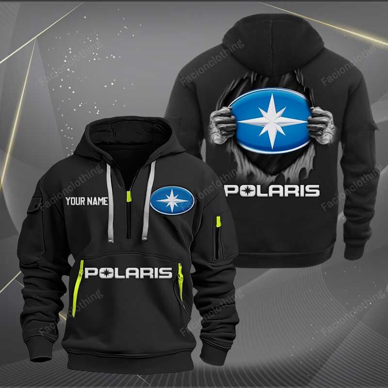 Sportswearmerch Polaris Motorcycles Personalized Half Zip Hoodie For Fan