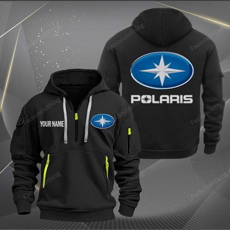 Sportswearmerch Polaris Motorcycles Personalized Half Zip Hoodie For Fan