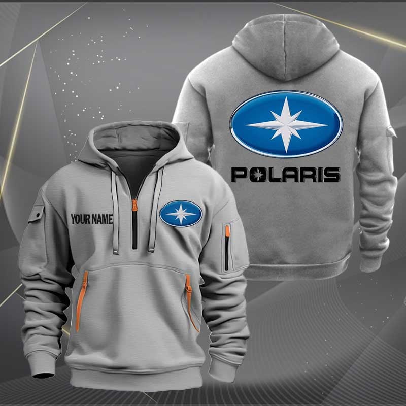Sportswearmerch Polaris Motorcycles Personalized Half Zip Hoodie For Fan