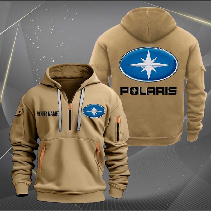 Sportswearmerch Polaris Motorcycles Personalized Half Zip Hoodie For Fan