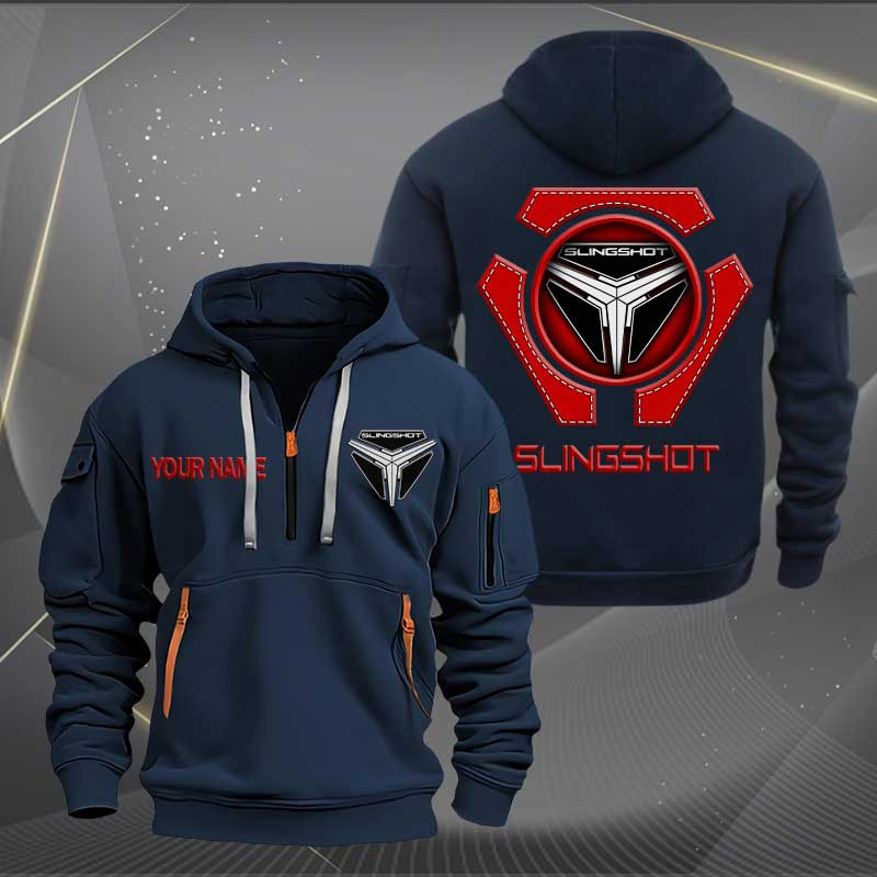 Sportswearmerch Polaris Slingshot Car Personalized Half Zip Hoodie For Fan