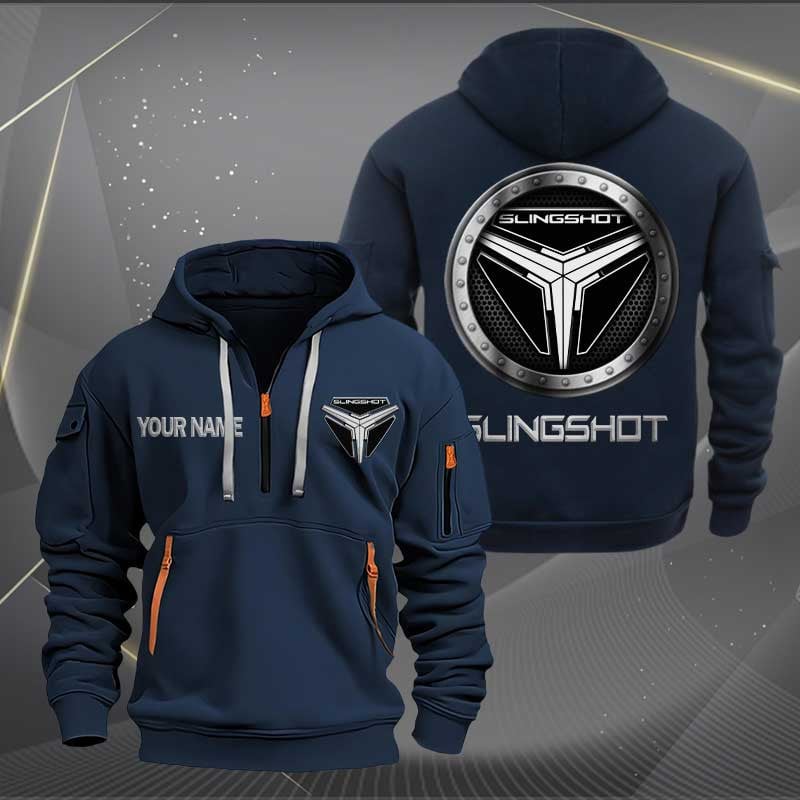 Sportswearmerch Polaris Slingshot Car Personalized Half Zip Hoodie For Fan