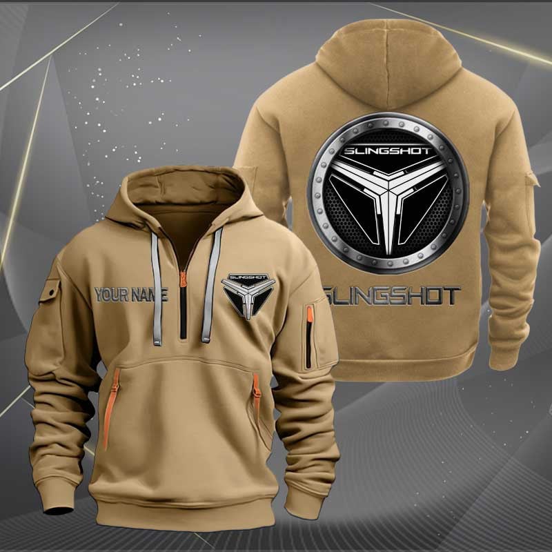 Sportswearmerch Polaris Slingshot Car Personalized Half Zip Hoodie For Fan