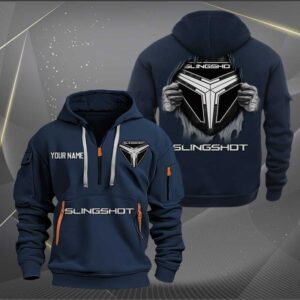 Sportswearmerch Polaris Slingshot Car Personalized Half Zip Hoodie For Fan