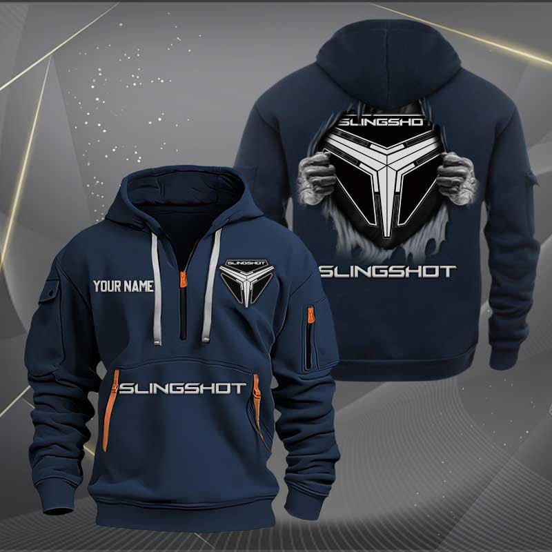 Sportswearmerch Polaris Slingshot Car Personalized Half Zip Hoodie For Fan