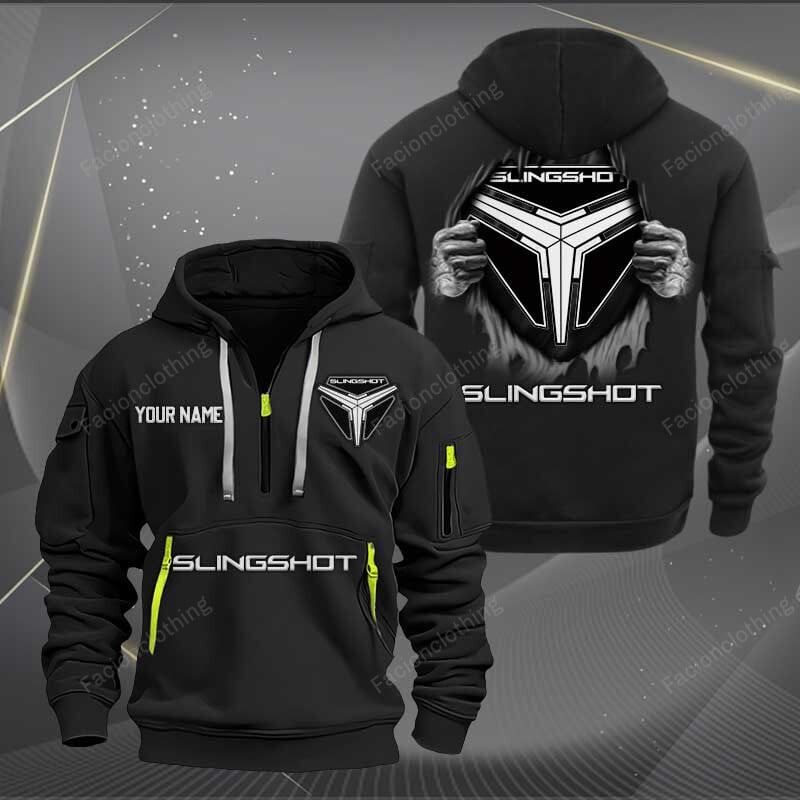 Sportswearmerch Polaris Slingshot Car Personalized Half Zip Hoodie For Fan