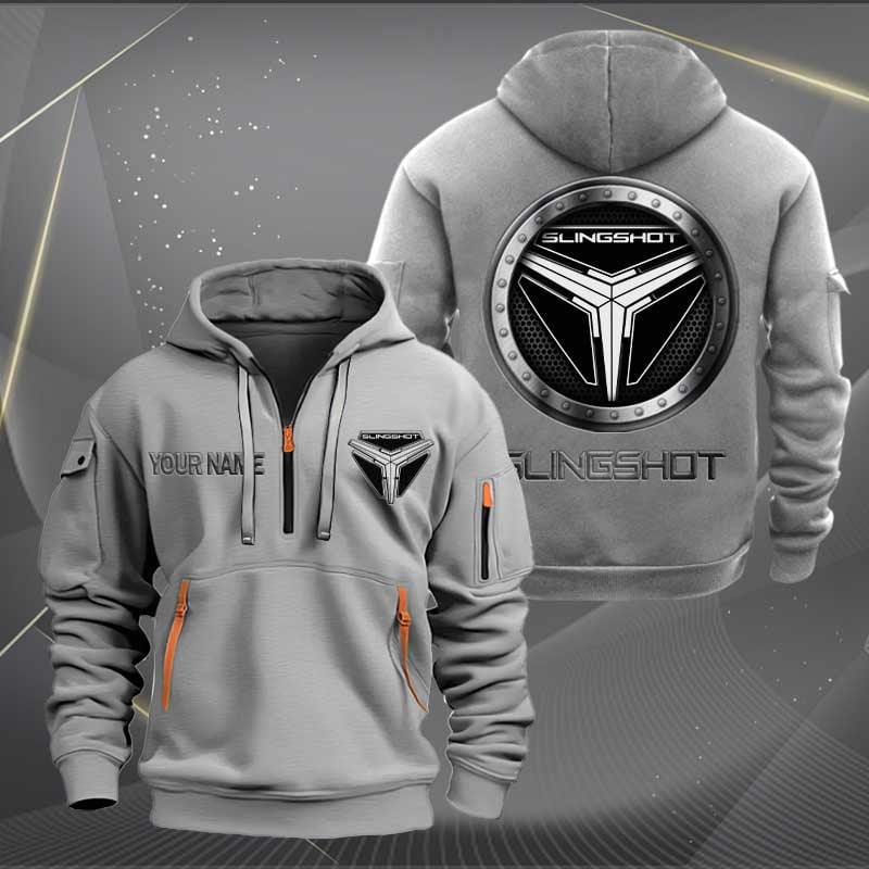 Sportswearmerch Polaris Slingshot Car Personalized Half Zip Hoodie For Fan