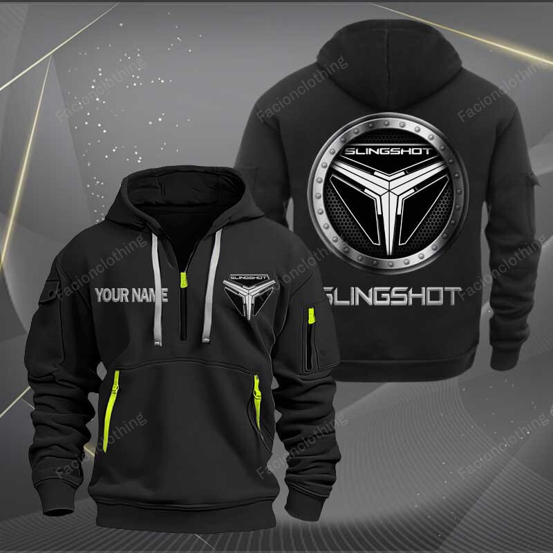 Sportswearmerch Polaris Slingshot Car Personalized Half Zip Hoodie For Fan