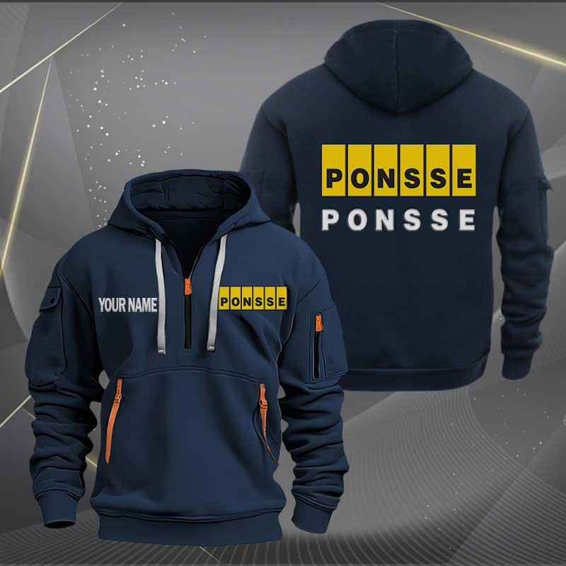 Sportswearmerch Ponsse Car Personalized Half Zip Hoodie For Fan