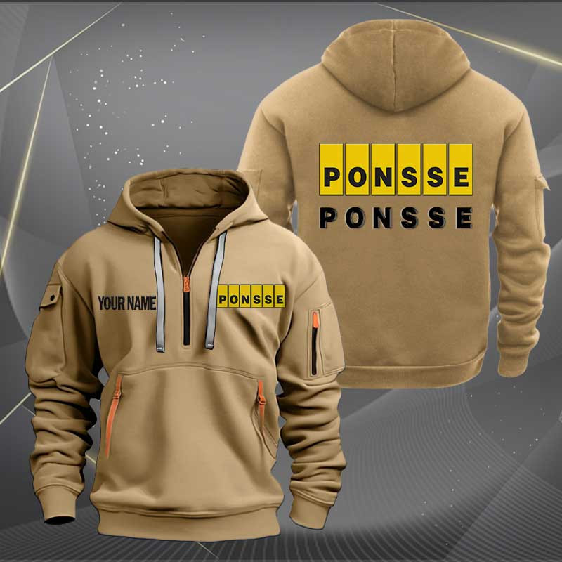 Sportswearmerch Ponsse Car Personalized Half Zip Hoodie For Fan