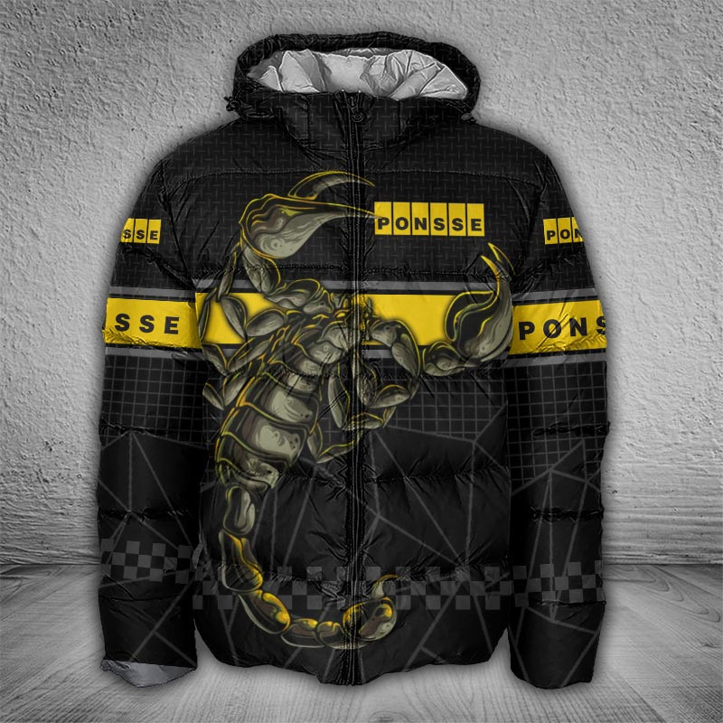 Sportswearmerch Ponsse Trucks Puffer Jacket For Fan