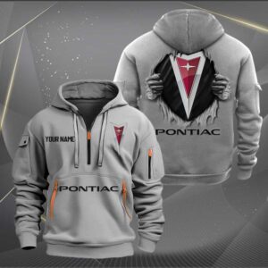 Sportswearmerch Pontiac Car Personalized Half Zip Hoodie For Fan