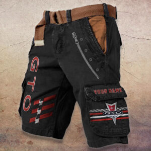 Sportswearmerch Pontiac GTO Car Denim Shorts For Fan