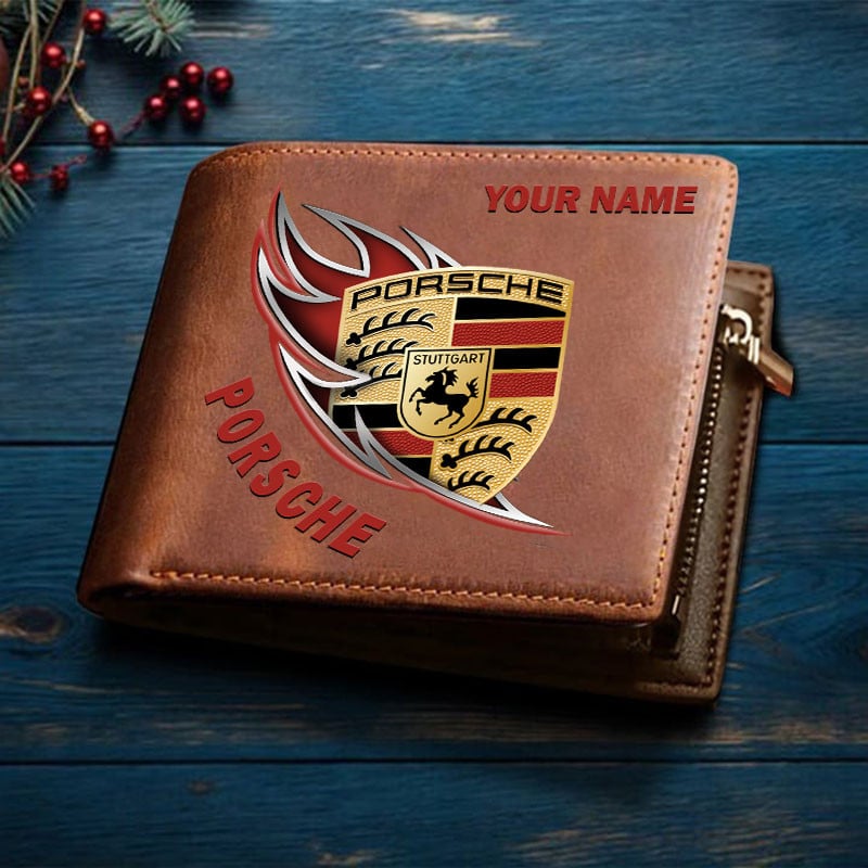 Sportswearmerch Porsche Car New Man Folded Wallet Gifts For Fan