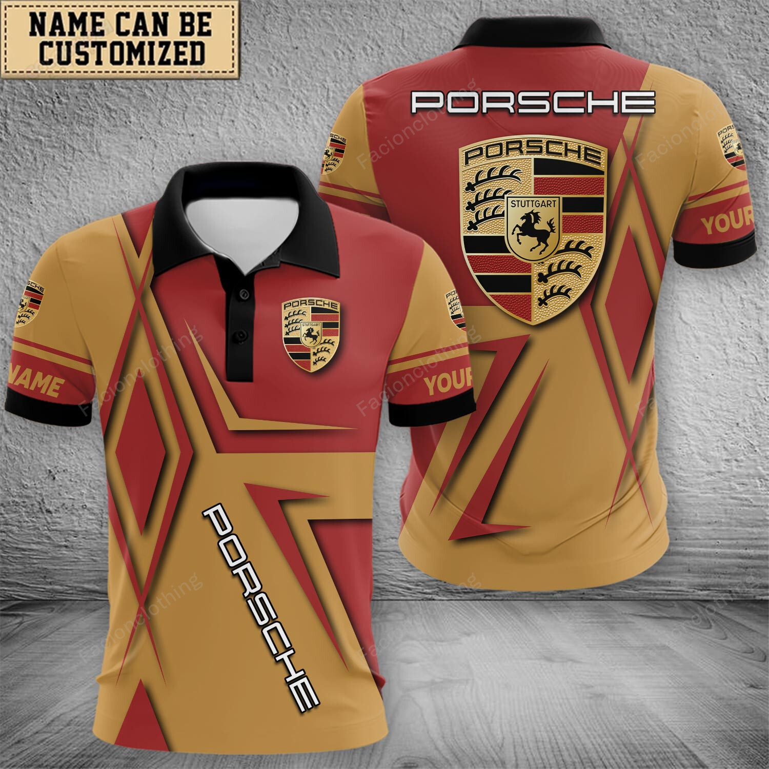 Sportswearmerch Porsche Car Polo Shirt For Fan