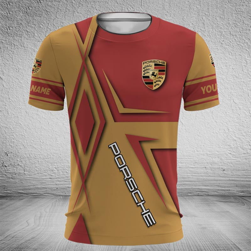 Sportswearmerch Porsche Car T-shirt For Fan