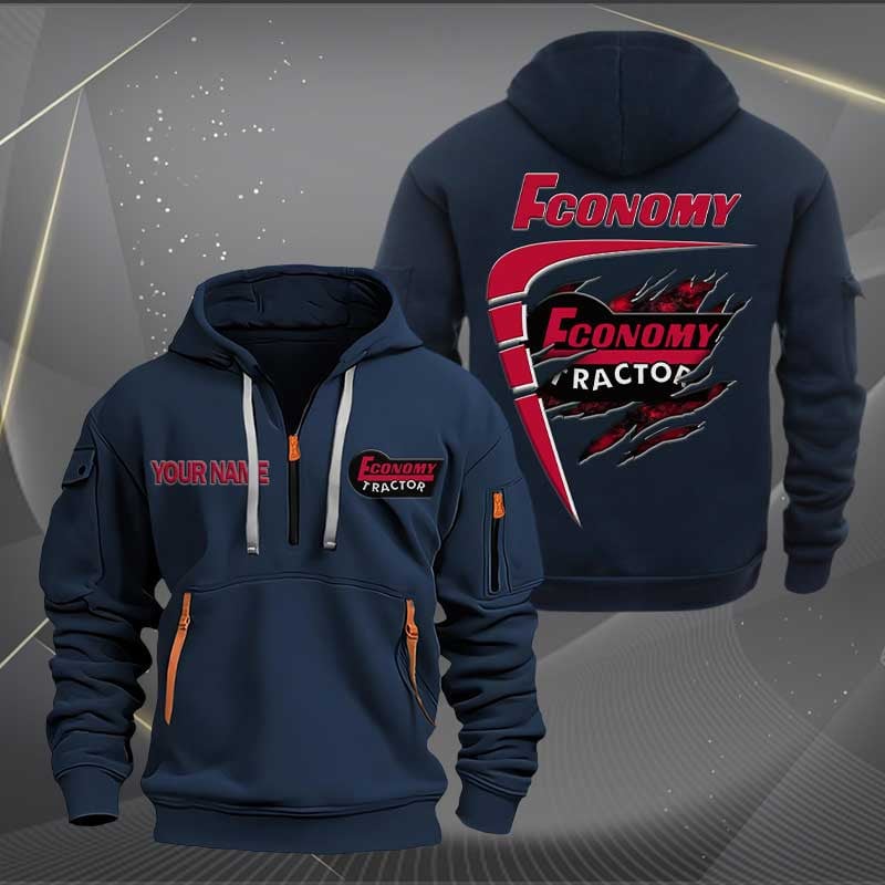 Sportswearmerch Power King Car Personalized Half Zip Hoodie For Fan