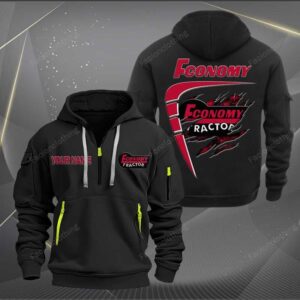 Sportswearmerch Power King Car Personalized Half Zip Hoodie For Fan