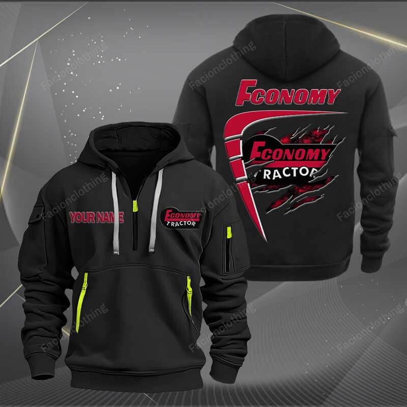 Sportswearmerch Power King Car Personalized Half Zip Hoodie For Fan