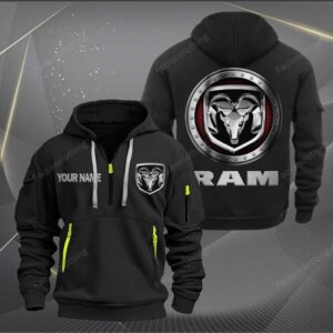 Sportswearmerch Ram Truck Personalized Half Zip Hoodie For Fan