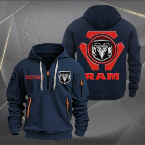Sportswearmerch Ram Truck Personalized Half Zip Hoodie For Fan