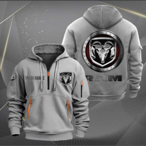 Sportswearmerch Ram Truck Personalized Half Zip Hoodie For Fan
