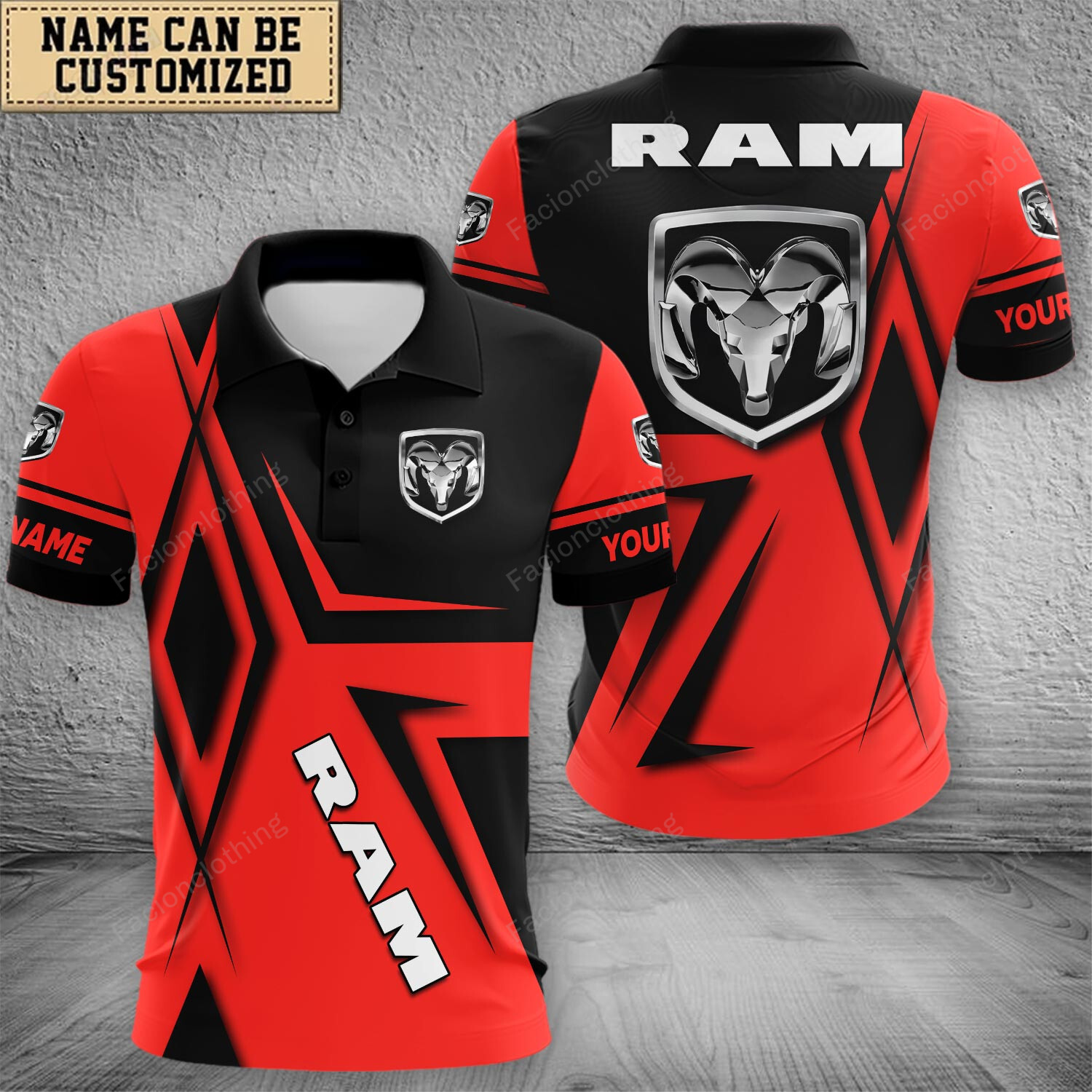 Sportswearmerch Ram Trucks Polo Shirt For Fan