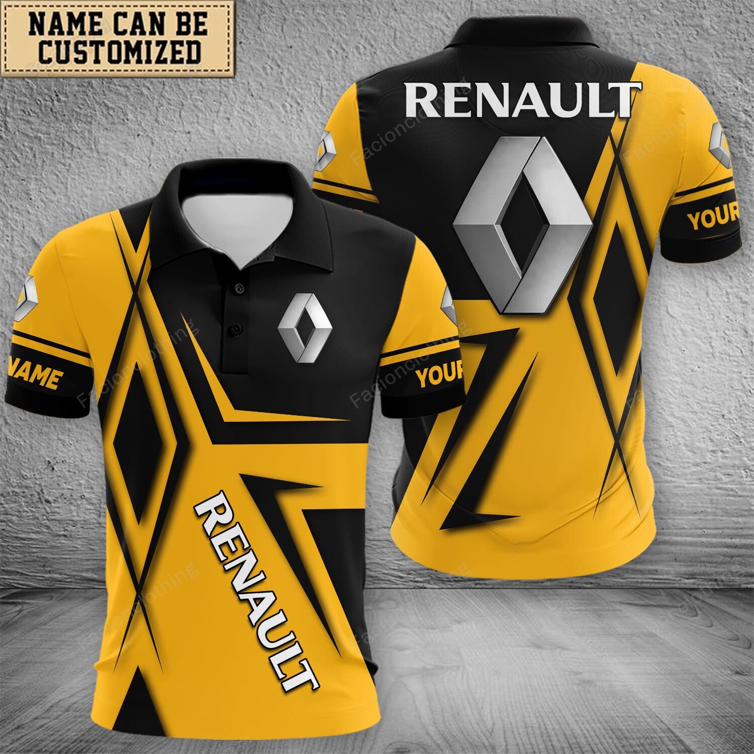 Sportswearmerch Renault Car Polo Shirt For Fan