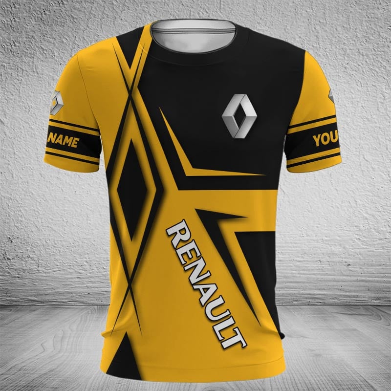 Sportswearmerch Renault Car T-shirt For Fan