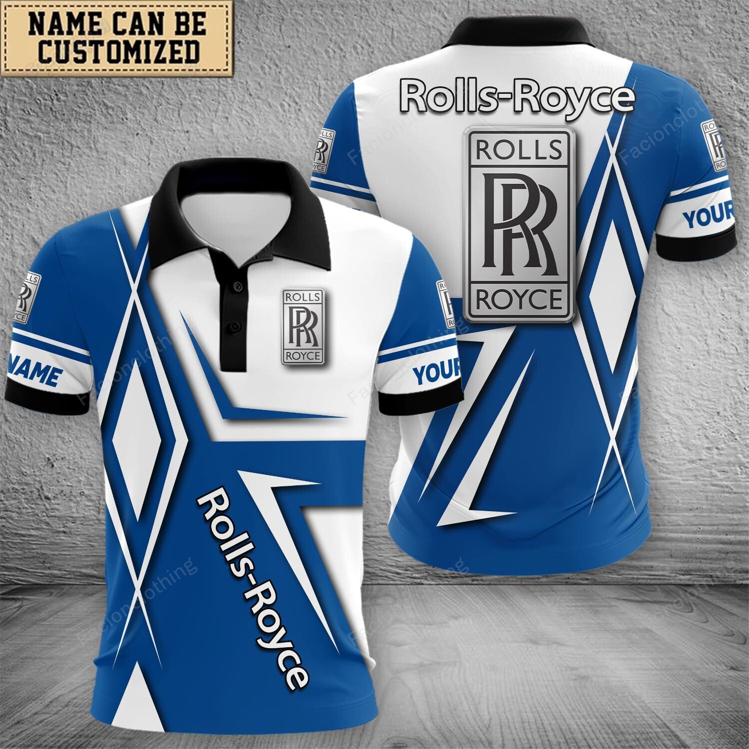 Sportswearmerch Rolls Royce Car Polo Shirt For Fan