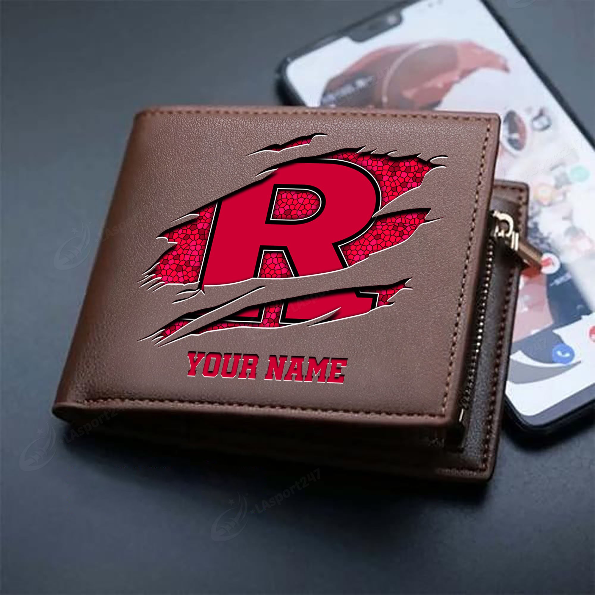 Sportswearmerch Rutgers Scarlet Knights NCAA Men Wallet For Fan