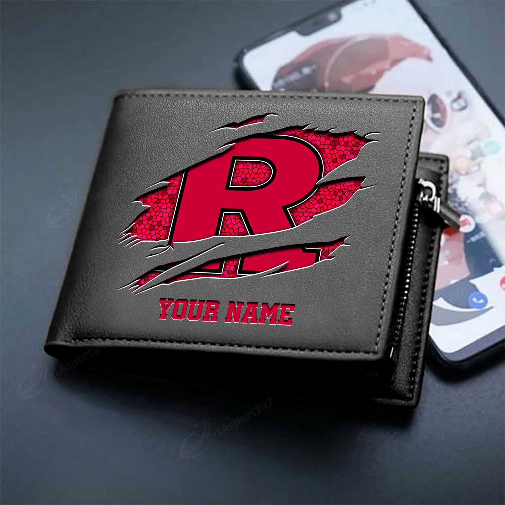 Sportswearmerch Rutgers Scarlet Knights NCAA Men Wallet For Fan