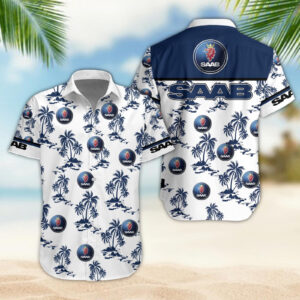 Sportswearmerch Saab Car Hawaiian Shirt For Fan