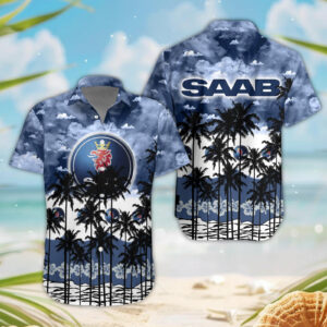 Sportswearmerch Saab Car Hawaiian Shirt For Fan