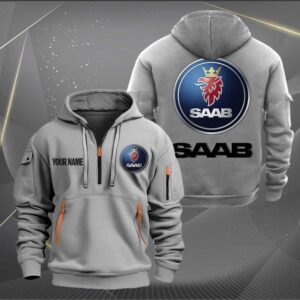 Sportswearmerch Saab Car Personalized Half Zip Hoodie For Fan
