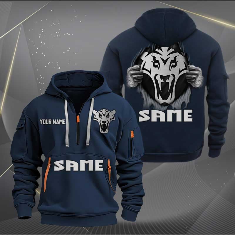 Sportswearmerch Same Car Personalized Half Zip Hoodie For Fan