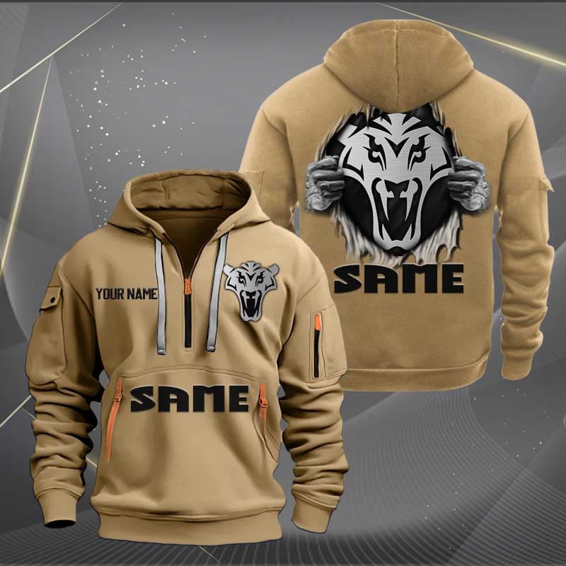 Sportswearmerch Same Car Personalized Half Zip Hoodie For Fan