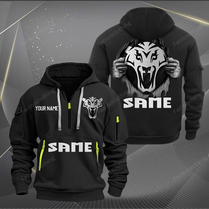 Sportswearmerch Same Car Personalized Half Zip Hoodie For Fan