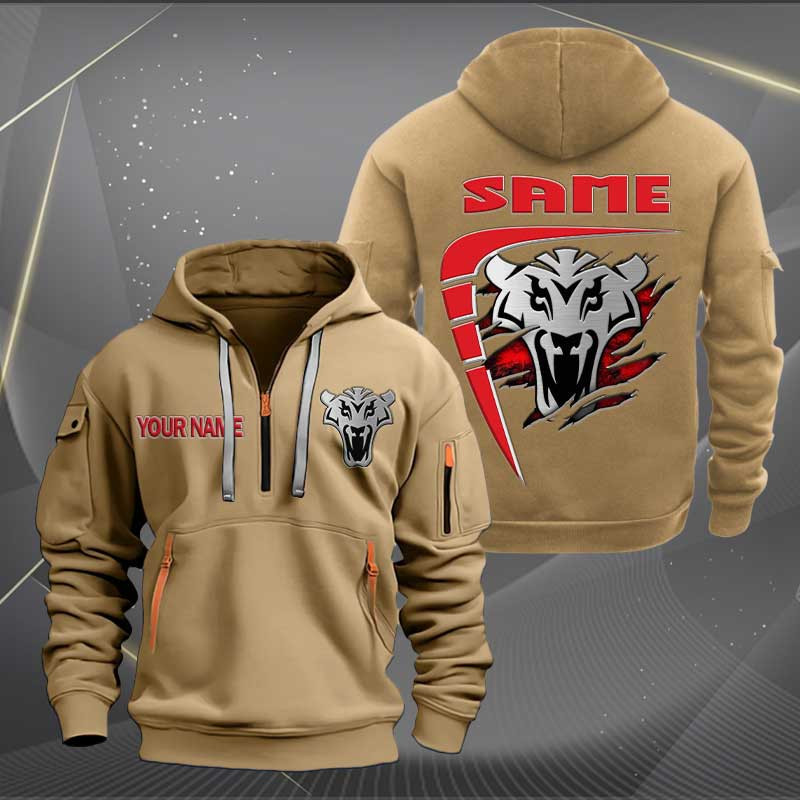 Sportswearmerch Same Car Personalized Half Zip Hoodie For Fan