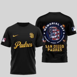 Sportswearmerch San Diego Padres MLB Personalized T-shirt For Fan