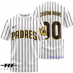 Sportswearmerch San Diego Padres MLB Personalized T-shirt For Fan
