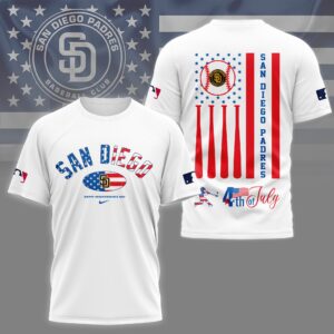 Sportswearmerch San Diego Padres MLB Personalized T-shirt For Fan