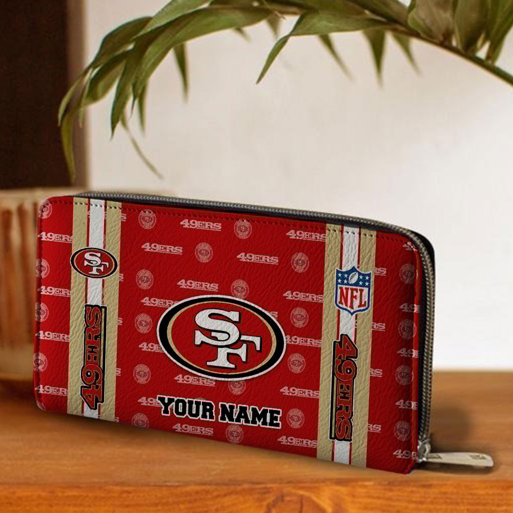 Sportswearmerch San Francisco 49ers NFL Personalized Clutch Pure For Fan