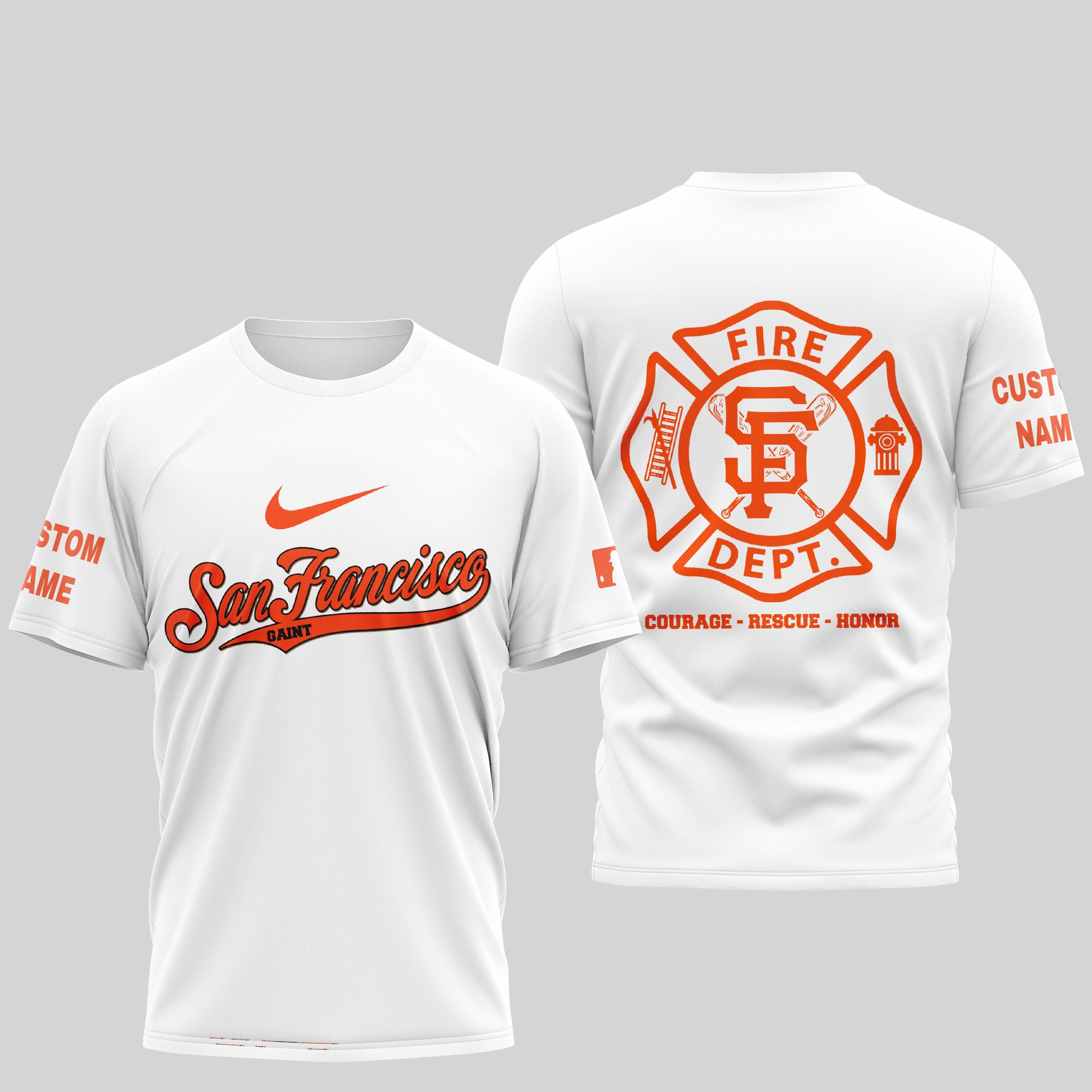 Sportswearmerch San Francisco Giants MLB Personalized T-shirt For Fan