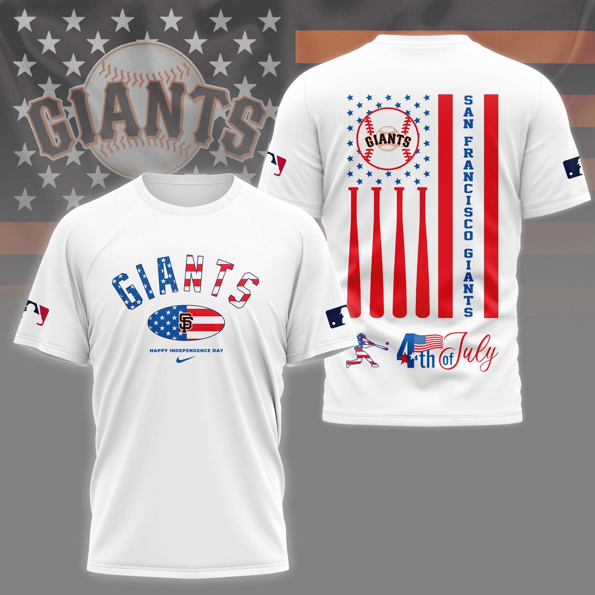 Sportswearmerch San Francisco Giants MLB Personalized T-shirt For Fan